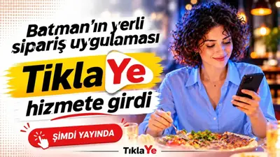 Batman’ın yerel sipariş uygulaması Tıkla Ye kullanıma açıldı