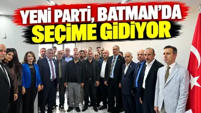 Yeni Parti Batman teşkilatı ilk kongresini düzenleyecek