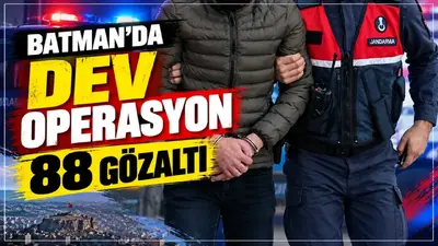 Batman'da bir aylık denetimlerde 88 kişi hakkında adli işlem