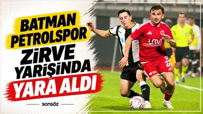 Batman Petrolspor, Manisa deplasmanında öne geçtiği maçı kaybetti