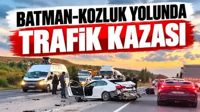 Kozluk güzergâhında kontrolden çıkan araçta bir kişi yaralandı