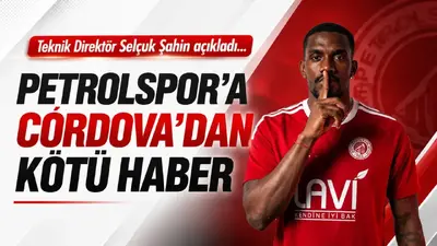 Batman Petrolspor, golcüsü Córdova’dan dört ay yararlanamayacak