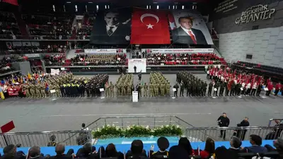 Gaziantep’te Cumhuriyet Bayramı’nın 103. yılı törenle kutlandı