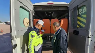 Kilis’te okul servislerine yönelik kontrolde 27 araç incelendi