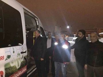 Ağrı Milli Eğitim Müdürü Kökrek, AKUB ekibini Gaziantep’e yolcu etti
