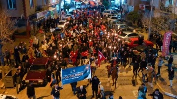AK Parti Mehmet Akif Ersoy Mahallesi'nde Büyük Yürüyüş Gerçekleştirdi