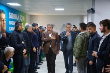 AK Parti Şırnak Belediye Başkan Adayı Mehmet Yarka'ya Şehirli Ailelerden Büyük Destek