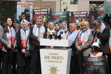 AK Partili kadınlar Filistinli anneler için toplandı
