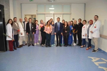 Alanya’da sağlık çalışanı kadınlar 8 Mart’ta unutulmadı
