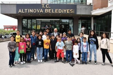 Altınova’da bayramlaşma
