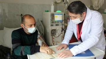 Amasya'da diyalize giren hastalar Kuran-ı Kerim öğreniyor