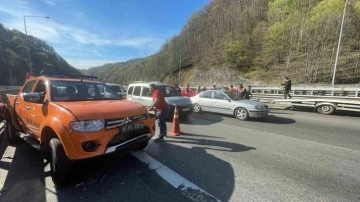 Anadolu Otoyolu'nda Zincirleme Trafik Kazası!