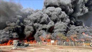 Ankara’da Hurdalık Alanında Çıkan Yangın Paniğe Neden Oldu