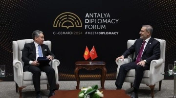 Ankara Dışişleri Bakanı Hakan Fidan, Antalya Diplomasi Forumu'nda İkili Görüşmeler Yaptı