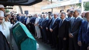 Ankara Valisi Vasip Şahin'in annesi Nebahat Şahin son yolculuğuna uğurlandı