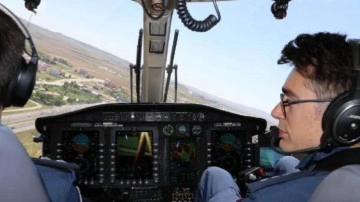 Ankara'da bayram öncesi helikopterli trafik denetimi