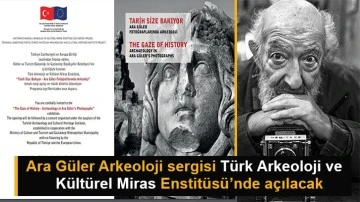 Ara Güler Arkeoloji sergisi Türk Arkeoloji ve Kültürel Miras Enstitüsü’nde açılacak