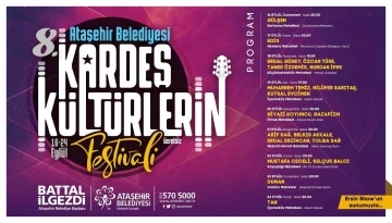 Ataşehir’de “Kardeş Kültürlerin Festivali” 16 Eylül’de başlıyor
