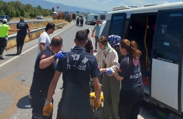 Aydın’da trafik kazası: 17 yaralı
