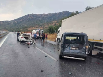 Aydın’da zincirleme trafik kazası: 8 yaralı
