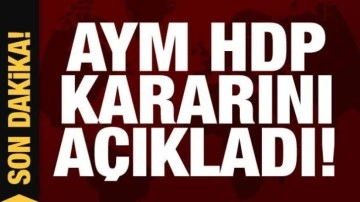 AYM'den son dakika HDP kararı! Bloke kalktı