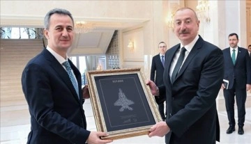 Azerbaycan Cumhurbaşkanı Türk Savunma Sanayi Şirketlerini Kabul Etti