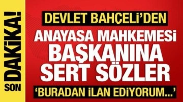 Bahçeli'den Anayasa Mahkemesine HDP tepkisi: Rezaletleri ne zaman göreceksiniz?
