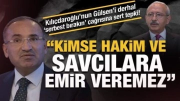 Bakan Bozdağ'dan, Kılıçdaroğlu'nun hakim ve savcılara yönelik açıklamalarına tepki