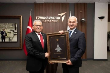 Başkan Büyükkılı. TUSAŞ Genel Müdürü Kotil’i Ziyaret Etti
