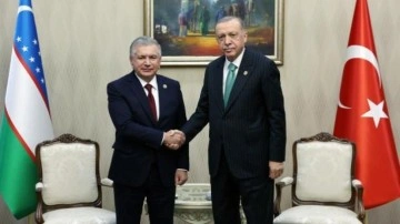 Başkan Erdoğan Astana'da, Özbekistanlı ve Belaruslu mevkidaşı ile görüştü