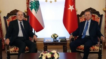Başkan Erdoğan, Lübnan Başbakanı Mikati'yi kabul etti