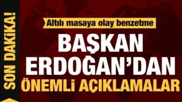 Başkan Erdoğan'dan altılı masaya "Kırk takla atan mandacı" benzetmesi