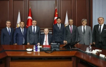 Başkan Güler, Cumhurbaşkanı Erdoğan ile görüştü

