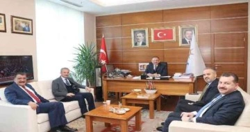 Belediye başkanlarından Özhaseki’ye ziyaret