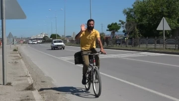 Bisiklet gezgini 7 yılda 126 bin kilometre yol kat ederek Türkiye’yi 9 kez turladı, 10. tura başladı