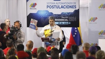 Bogota Maduro, PSUV'den Destek Alarak Devlet Başkanlığı İçin Adaylık Başvurusunda Bulundu