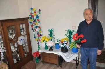 Bolu’da Ahşap Sanatçısı Emeklilik Sonrası Geri Dönüşüm Eserler Yapıyor