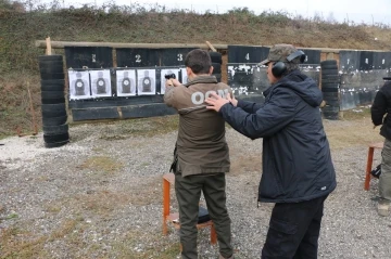 Bolu’da ormancılara silah eğitimi verildi
