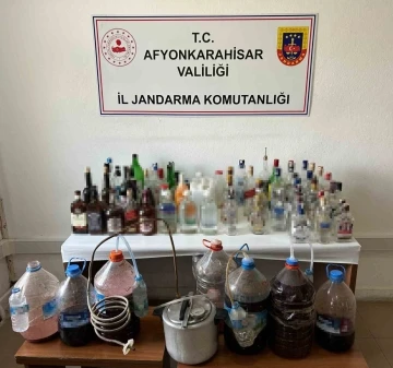 Bolvadin’de kaçak alkol üreten şahıs yakalandı
