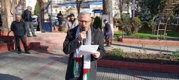 Bozüyük’te İsrail protesto edildi

