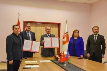 BŞEÜ ile Azerbaycan arasında yeni bir iş birliğine imzalar atıldı

