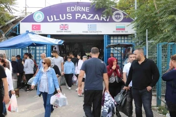 Bulgarlar bu kez Edirne’ye kışlık alışverişi için akın ediyor
