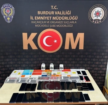Burdur’da kaçak telefon ve imei klonlama operasyonu: 1 tutuklama
