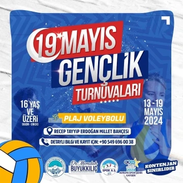 Büyükşehir’den 19 Mayıs’a özel "plaj voleybolu" turnuvası
