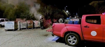 Büyükşehir İtfaiyesi çöp ve konteyner yangınları için uyardı
