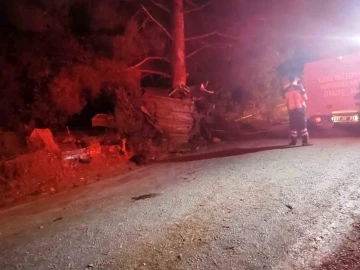 Çanakkale’de otomobil ağaca çarptı, 2 kişi hayatını kaybetti
