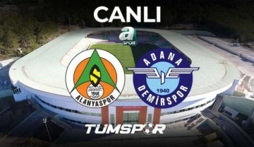 CANLI | Alanyaspor Adana Demirspor Ziraat Türkiye Kupası A Spor Yayın Linki Maç İzle