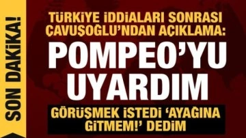 Çavuşoğlu'ndan Pompeo'nun kitabındaki iddialar hakkında açıklama