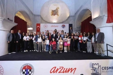 Çeşme’deki Arzum Türkiye Kadınlar Satranç Şampiyonası sona erdi
