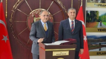 Çevre ve Şehircilik Bakanı Mehmet Özhaseki Karabük'te İncelemelerde Bulundu